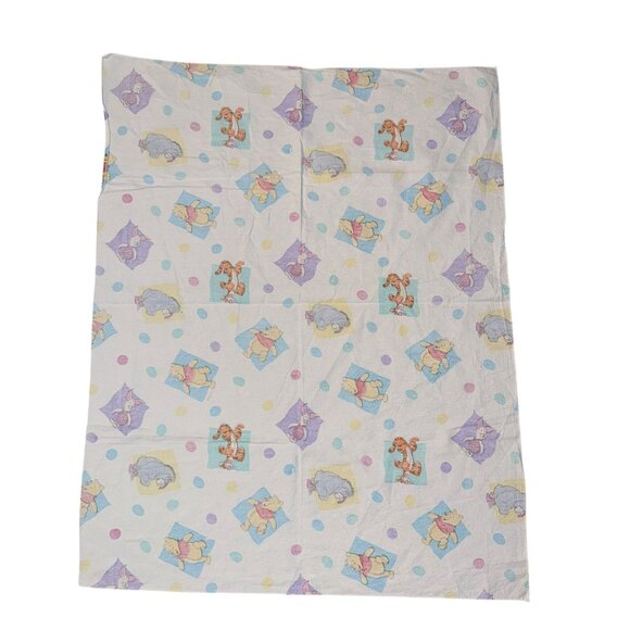 Vintage Disney Winnie the Pooh & Friends Baby Receiving Blanket Tigger Eeyore - Picture 4 of 6